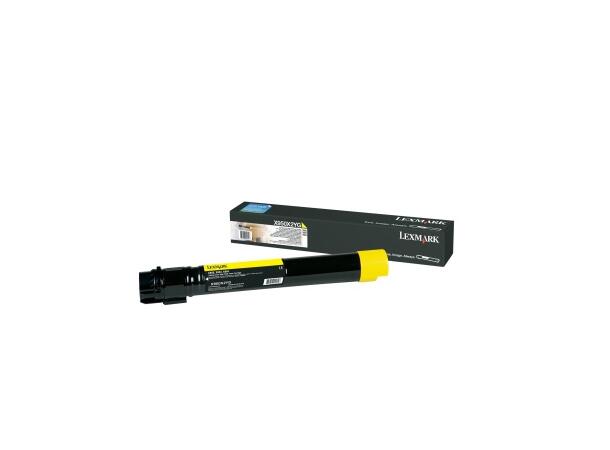 Toner LEXMARK X950X2YG 22K gul 